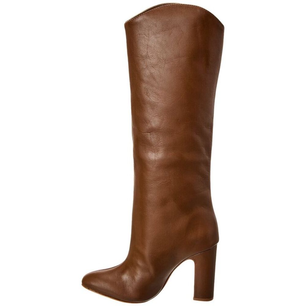 SCHUTZ Women's Over-the-Knee Leather Boots in Brown - Picture 2 of 5